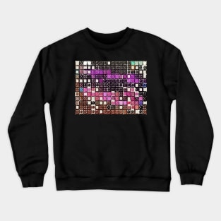 Patchwork Bias Crewneck Sweatshirt